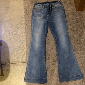 Judy Blue Light Blue Flare Jeans. Size 11. EUC